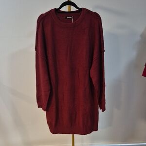 Red Sweater Dress